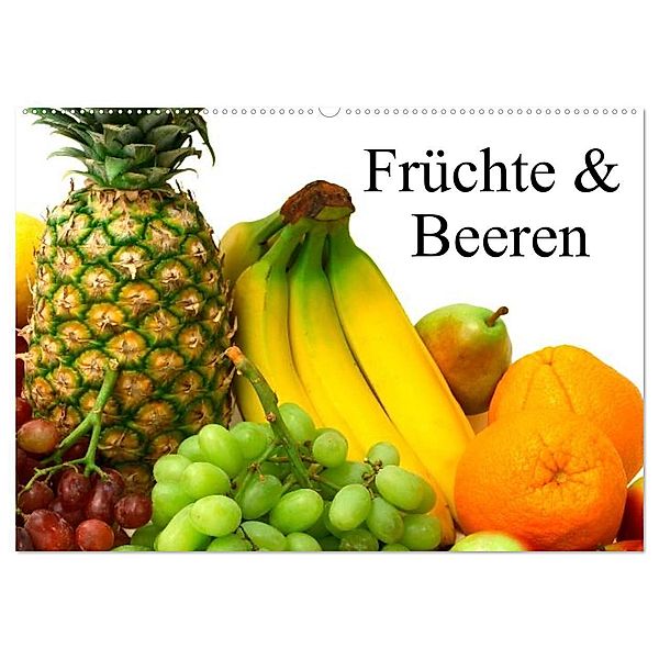 Früchte & Beeren (Wandkalender 2025 DIN A2 quer), CALVENDO Monatskalender, Calvendo, Elisabeth Stanzer