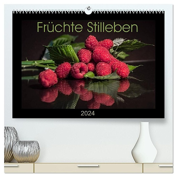 Früchte Stilleben (hochwertiger Premium Wandkalender 2024 DIN A2 quer), Kunstdruck in Hochglanz, Christiane calmbacher