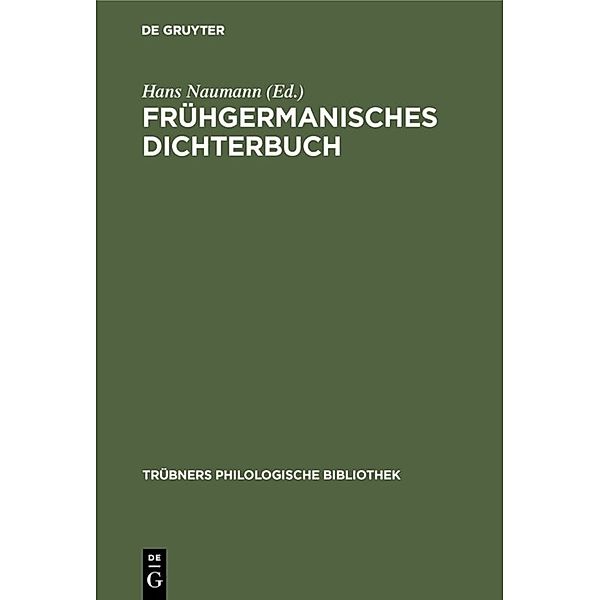 Frühgermanisches Dichterbuch