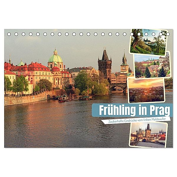 Frühling in Prag (Tischkalender 2025 DIN A5 quer), CALVENDO Monatskalender, Calvendo, Drachenkind-Fotografie