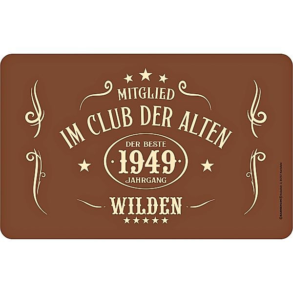 Frühstücksbrettchen Alte Wilde 1949