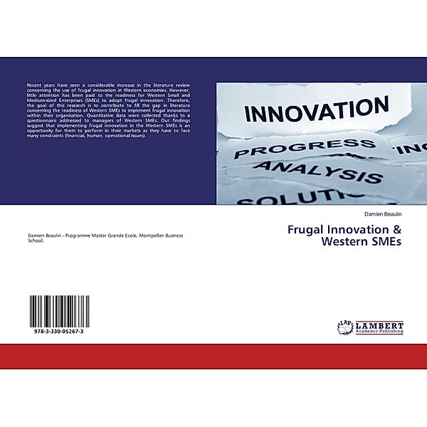 Frugal Innovation & Western SMEs, Damien Beaulin