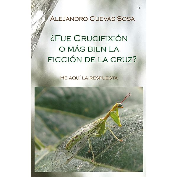 ¿Fue crucifixión o mas bien la ficcion de la cruz?, Alejandro Cuevas-Sosa