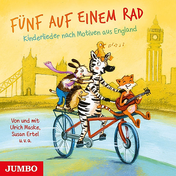 Fünf auf einem Rad. Kinderlieder nach Motiven aus England,Audio-CD, Ulrich Maske