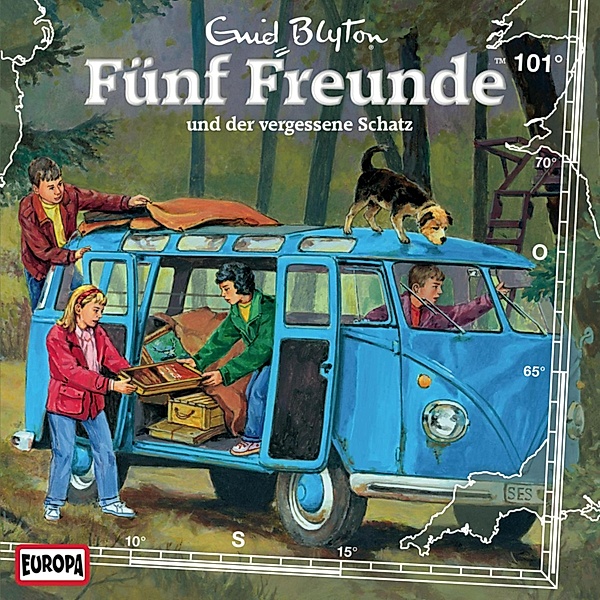 Fünf Freunde - 101 - Folge 101: Fünf Freunde und der vergessene Schatz, Katja Brügger, Enid Blyton