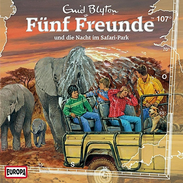 Fünf Freunde - 107 - Folge 107: Fünf Freunde und die Nacht im Safari-Park, Katrin McClean, Enid Blyton
