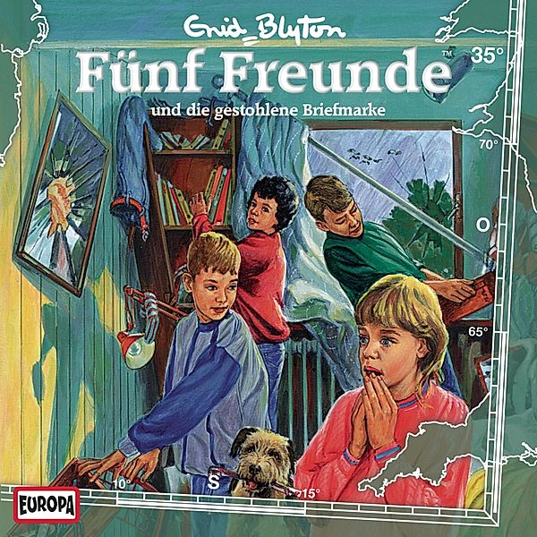 Fünf Freunde - 35 - Folge 35: Fünf Freunde und die gestohlene Briefmarke, Gabriele Hartmann, Enid Blyton