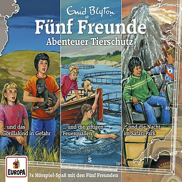 Fünf Freunde - 3er-Box: Abenteuer Tierschutz (Folgen 100/103/107), Katja Brügger, Katrin McClean