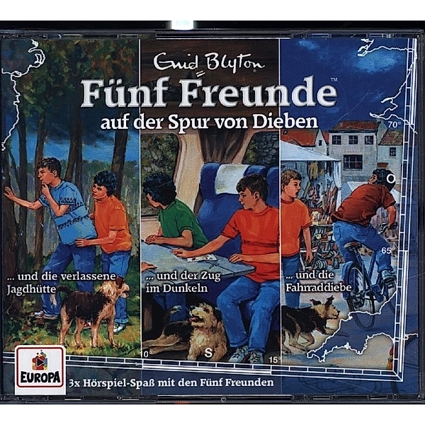 Fünf Freunde - 3er-Box-auf der Spur von Dieben. Box.36, 3 Audio-CD,3 Audio-CD, Enid Blyton