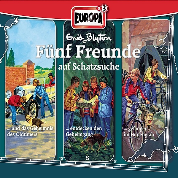Fünf Freunde - 3er-Box: Fünf Freunde auf Schatzsuche, André Minninger, Gabriele Hartmann