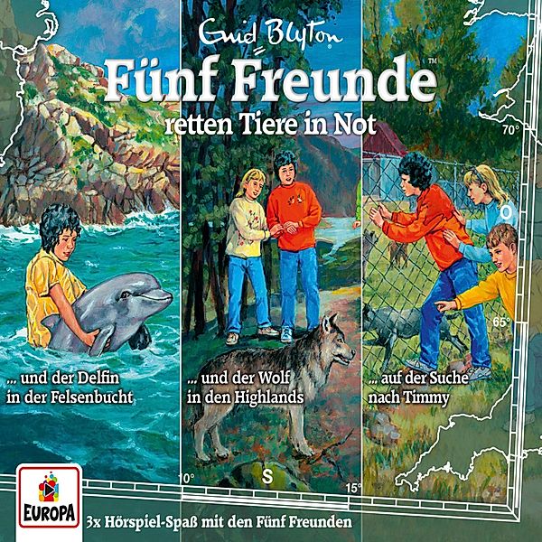 Fünf Freunde - 3er-Box: Fünf Freunde retten Tiere in Not (Folgen 112/117/124), Katja Brügger, Katrin McClean