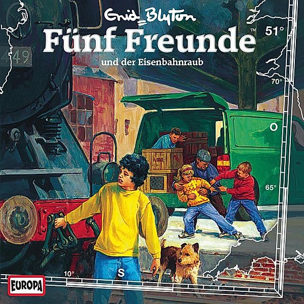 Fünf Freunde - 51 - Folge 51: Fünf Freunde und der Eisenbahnraub, Gabriele Hartmann, Enid Blyton