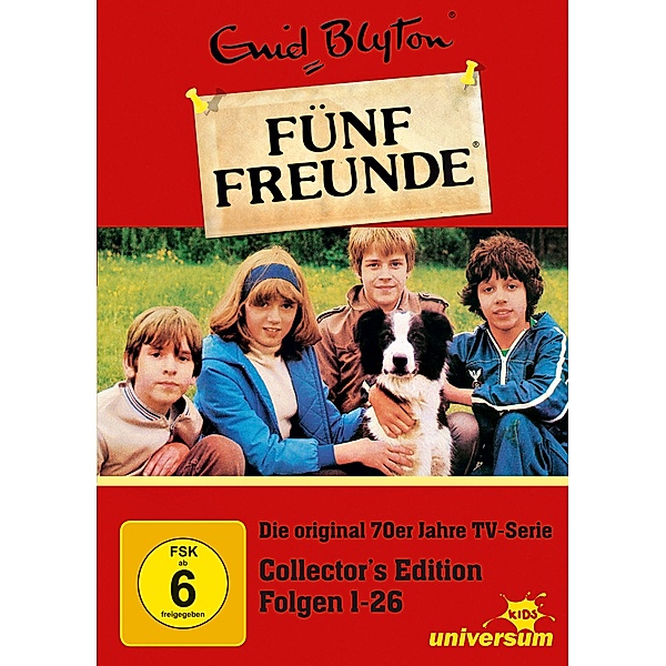 Fünf Freunde, 6 DVDs, Enid Blyton