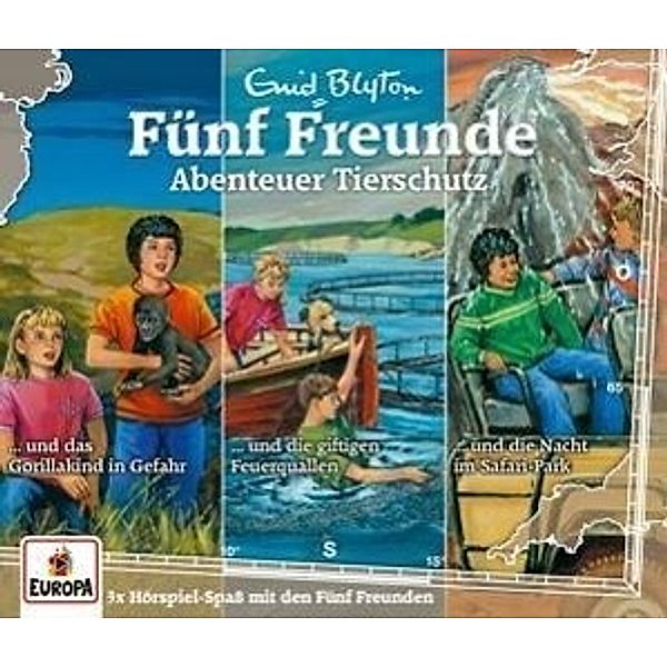 Fünf Freunde - Abenteuer Tierschutz, 3 Audio-CDs, Enid Blyton