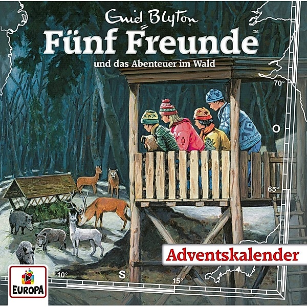 Fünf Freunde Adventskalender - ...und das Abenteuer im Wald (2 CDs), Enid Blyton