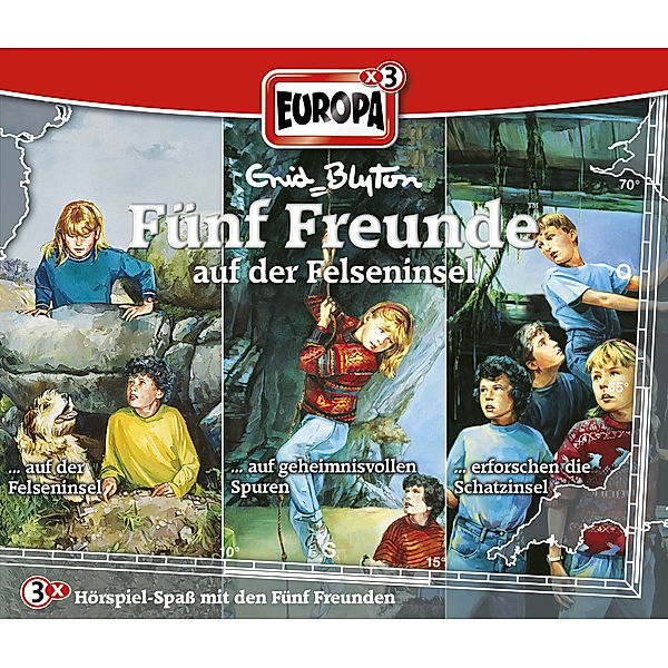 Fünf Freunde - Auf der Felseninsel (3CD-Box), Enid Blyton