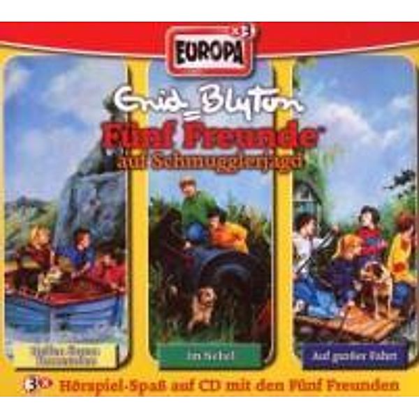 Fünf Freunde Band 6/10/17: 3er Box Fünf Freunde auf Schmugglerjagd (3 Audio-CDs), Enid Blyton