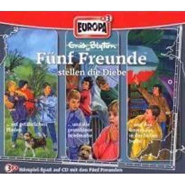 Fünf Freunde / Fünf Freunde Band 30/35/45: 3er Box stellen die Diebe (3 Audio-CDs), Enid Blyton