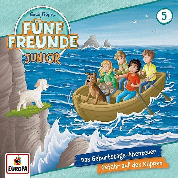 Fünf Freunde JUNIOR - Das Geburtstags-Abenteuer/Gefahr auf den Klippen,1 Audio-CD, Fünf Freunde Junior