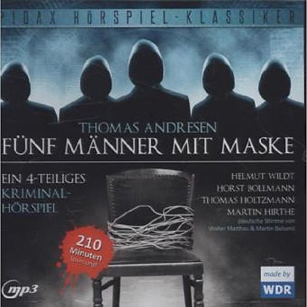 Fünf Männer mit Maske, 1 MP3-CD, Thomas Andresen