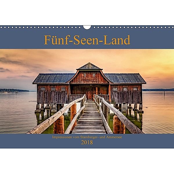 Fünf-Seen-Land (Wandkalender 2018 DIN A3 quer) Dieser erfolgreiche Kalender wurde dieses Jahr mit gleichen Bildern und a, Thomas Marufke