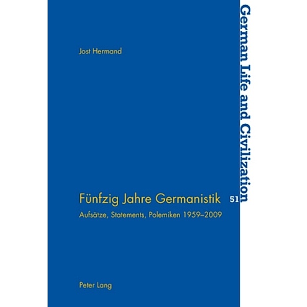 Fünfzig Jahre Germanistik, Jost Hermand