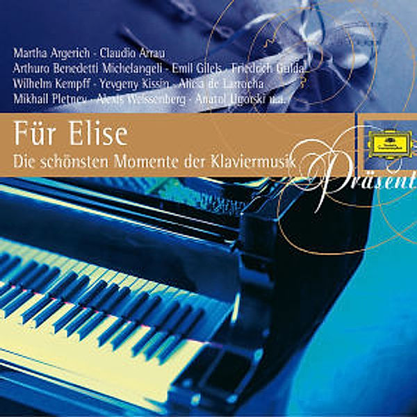 Für Elise 3-CD-Box, Argerich, Arrau, Schiff, Gulda, Pletnev, Kempff