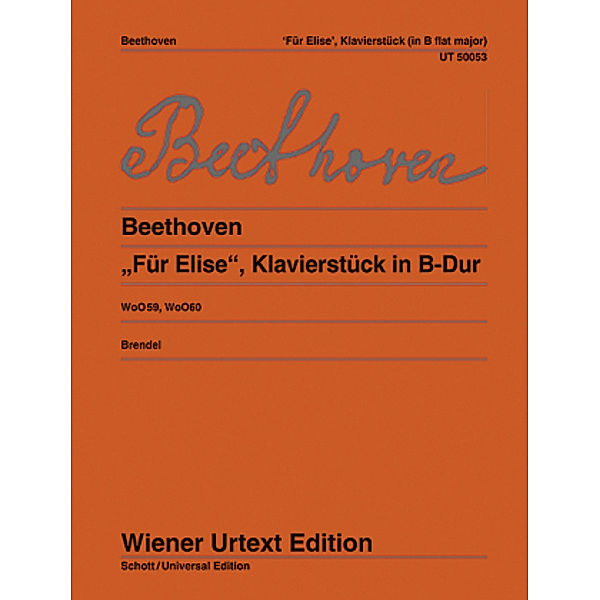 Für Elise WoO 59 und Klavierstück in B-Dur WoO 60, Klavier, "Für Elise" und Klavierstück in B-Dur