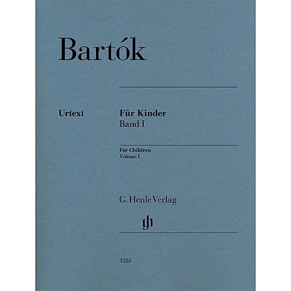 Für Kinder (rev. 1946), Klavier zu zwei Händen, Band I Béla Bartók - Für Kinder