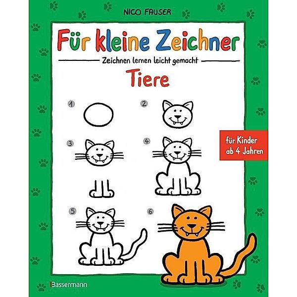 Für kleine Zeichner - Tiere, Nico Fauser