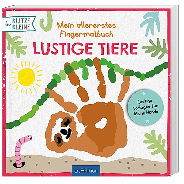 Für Klitzekleine: Mein allererstes Fingermalbuch - Lustige Tiere