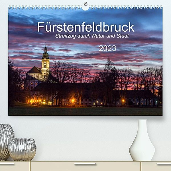 Fürstenfeldbruck - Streifzug durch Natur und Stadt (Premium, hochwertiger DIN A2 Wandkalender 2023, Kunstdruck in Hochgl, Michael Bogumil