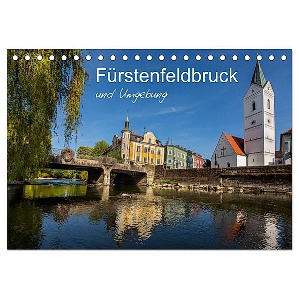 Fürstenfeldbruck und Umgebung (Tischkalender 2024 DIN A5 quer), CALVENDO Monatskalender, Ferry Böhme