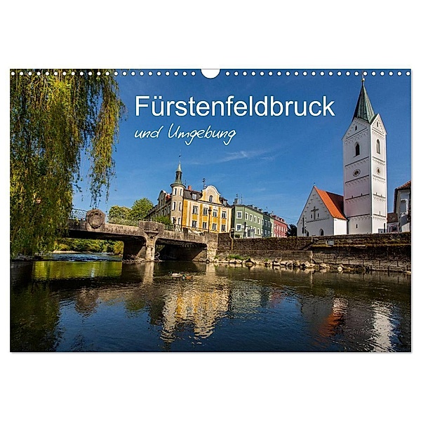 Fürstenfeldbruck und Umgebung (Wandkalender 2024 DIN A3 quer), CALVENDO Monatskalender, Ferry Böhme