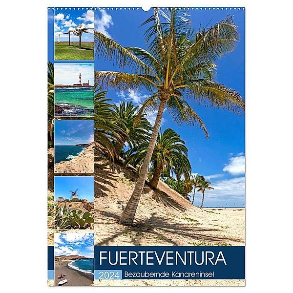 FUERTEVENTURA Bezaubernde Kanareninsel (Wandkalender 2024 DIN A2 hoch), CALVENDO Monatskalender, Andrea Dreegmeyer