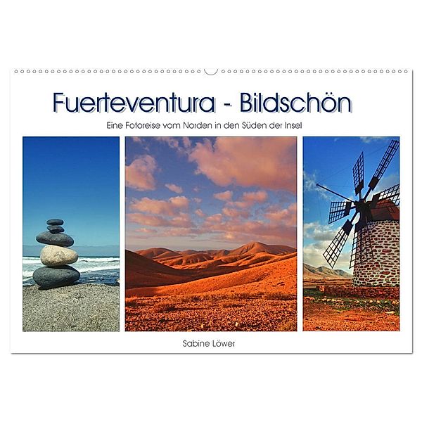 Fuerteventura - Bildschön (Wandkalender 2024 DIN A2 quer), CALVENDO Monatskalender, Sabine Löwer