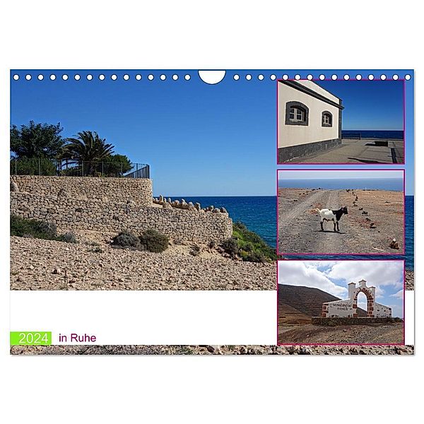 Fuerteventura in Ruhe (Wandkalender 2024 DIN A4 quer), CALVENDO Monatskalender, Heike D. Grieswald