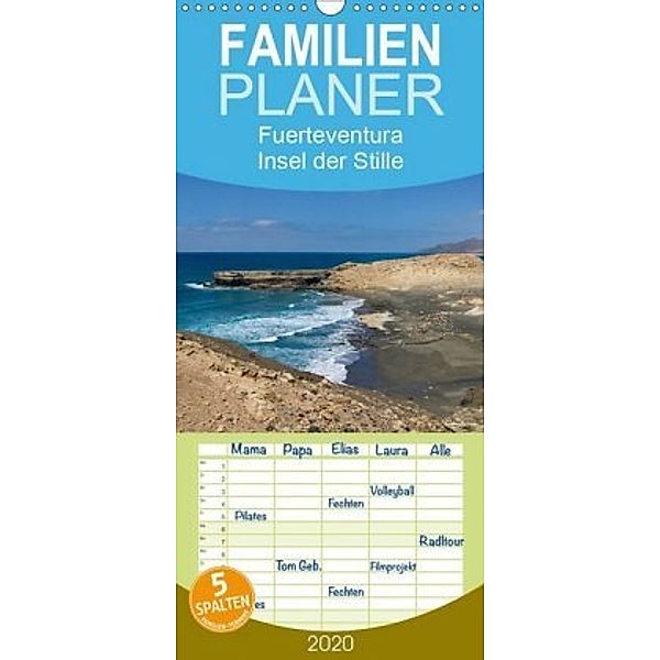 Fuerteventura, Insel der Stille - Familienplaner hoch (Wandkalender 2020 , 21 cm x 45 cm, hoch), Michael Friedchen
