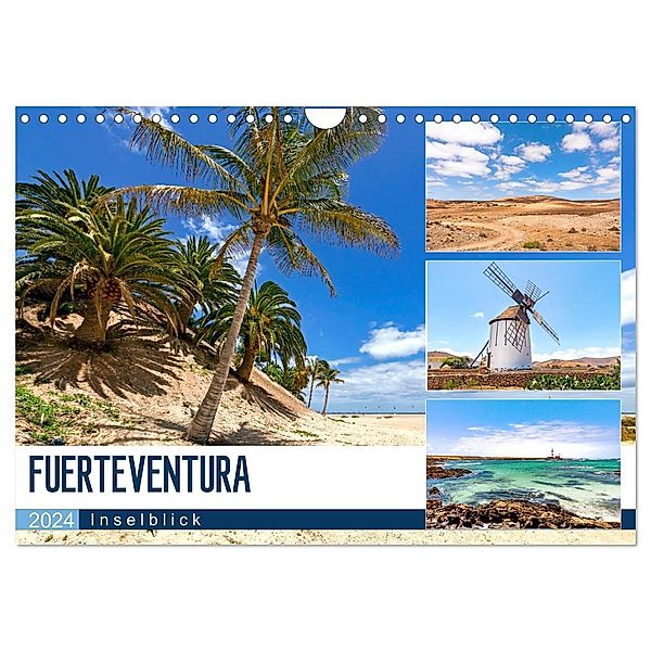 FUERTEVENTURA - Inselblick (Wandkalender 2024 DIN A4 quer), CALVENDO Monatskalender, Andrea Dreegmeyer