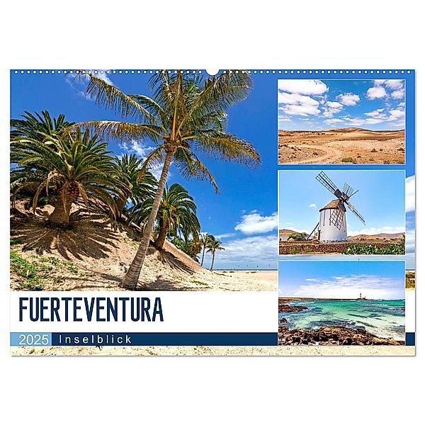 FUERTEVENTURA - Inselblick (Wandkalender 2025 DIN A2 quer), CALVENDO Monatskalender, Calvendo, Andrea Dreegmeyer