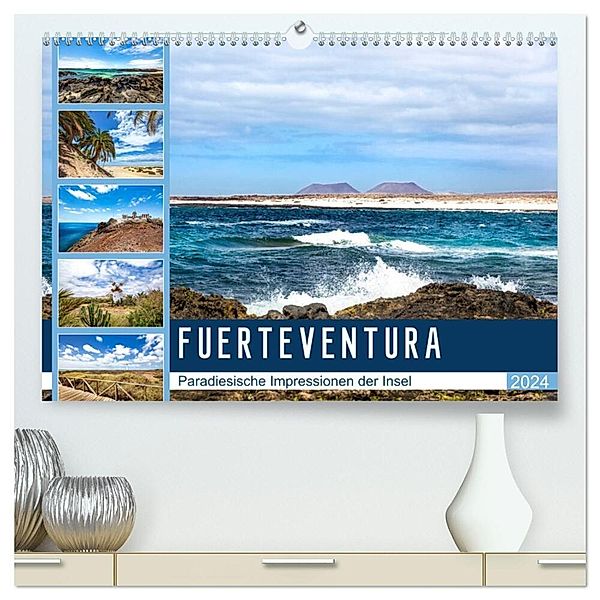 FUERTEVENTURA Paradiesische Impressionen der Insel (hochwertiger Premium Wandkalender 2024 DIN A2 quer), Kunstdruck in Hochglanz, A. Dreegmeyer