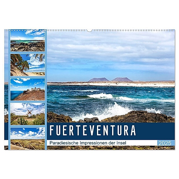 FUERTEVENTURA Paradiesische Impressionen der Insel (Wandkalender 2025 DIN A2 quer), CALVENDO Monatskalender, Calvendo, A. Dreegmeyer