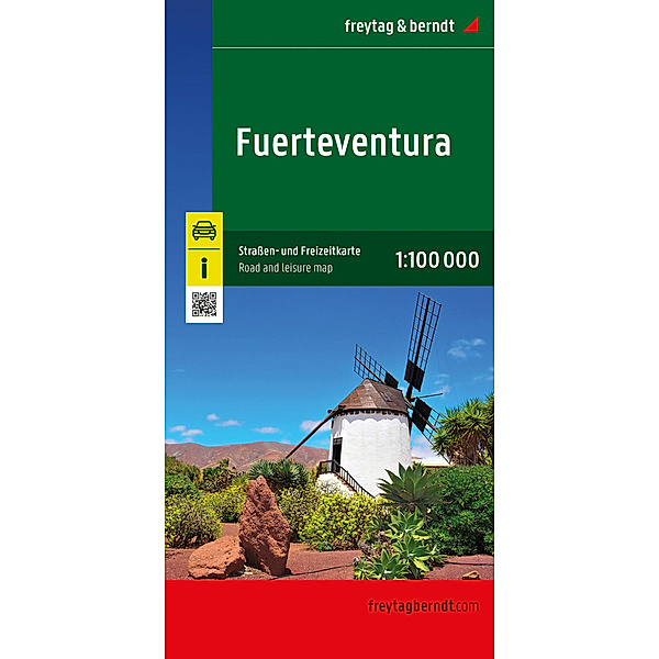 Fuerteventura, Strassen- und Freizeitkarte 1:100.000, freytag & berndt