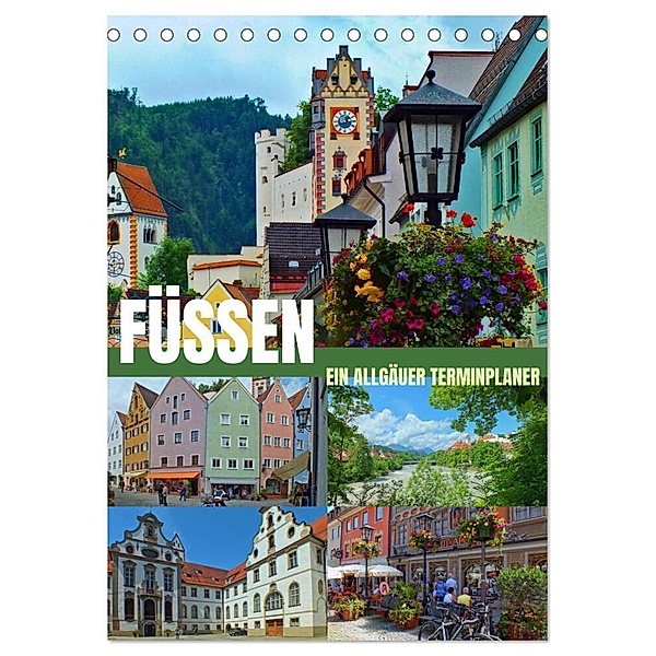 Füssen - Ein Allgäuer Terminplaner (Tischkalender 2025 DIN A5 hoch), CALVENDO Monatskalender, Calvendo, Holger Felix