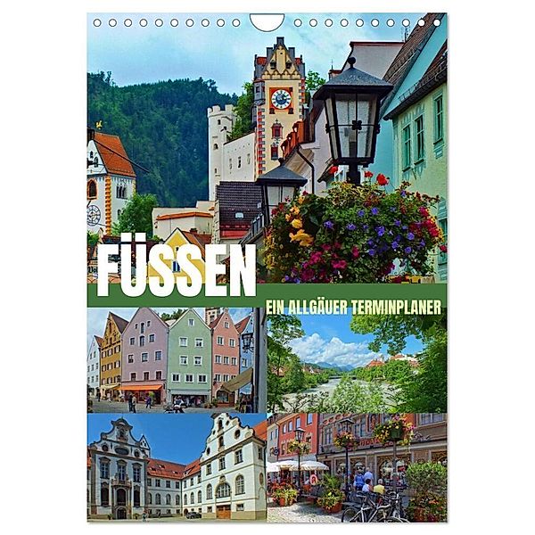 Füssen - Ein Allgäuer Terminplaner (Wandkalender 2025 DIN A4 hoch), CALVENDO Monatskalender, Calvendo, Holger Felix