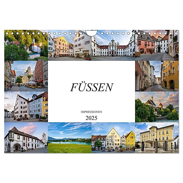 Füssen Impressionen (Wandkalender 2025 DIN A4 quer), CALVENDO Monatskalender, Calvendo, Dirk Meutzner