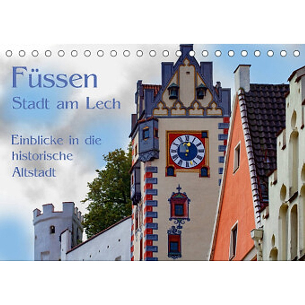 Füssen - Stadt am Lech (Tischkalender 2022 DIN A5 quer), photography brigitte jaritz