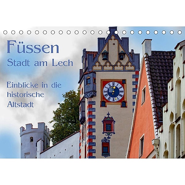 Füssen - Stadt am Lech (Tischkalender 2023 DIN A5 quer), photography brigitte jaritz