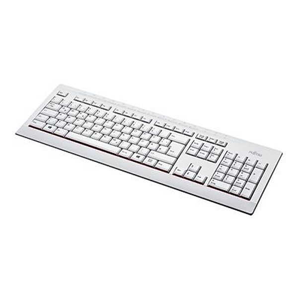 FUJITSU Keyboard KB521 GB KB521 USB standard keyboard Grossbritannien UK marble grey