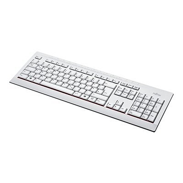 FUJITSU Keyboard KB521 US KB521 USB USA standard keyboard USA 105 Tasten marble grey